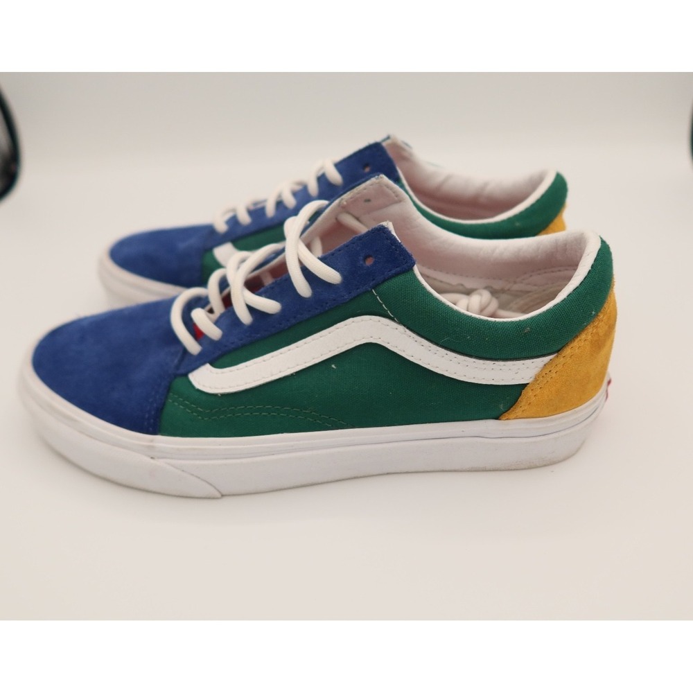 Vans Old Skool Multicolor Suede Sneakers Women's 7 Men's 5.5 Colorblock